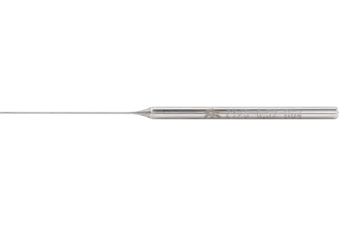 Diamond grinding point cylindrical dia. 0.72 mm shank dia. 3 mm D64 (fine) for grinding holes/radii