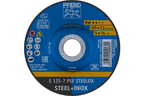 Grinding wheels PSF STEELOX ★★☆☆