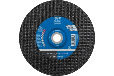 Cut-off wheel EH 230x3.2x22.23 mm depressed centre Performance Line STEELOX for steel/stainless steel 1