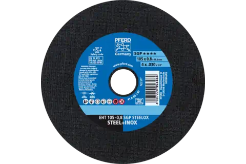 Trennscheibe EHT 105x0,8x16 mm gerade Speziallinie SGP STEELOX für Stahl/Edelstahl 1