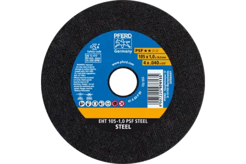 Cut-off wheel EHT 105x1.0x16 mm flat Universal Line PSF Cut-off wheel EHT 105x1.0x16 mm flat Universal Line PSF