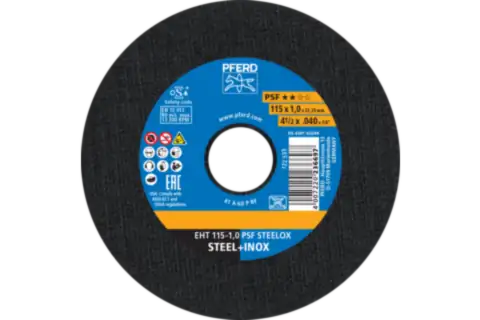 Trennscheibe EHT 115x1,0x22,23 mm gerade Universallinie PSF STEELOX für Stahl/Edelstahl 1
