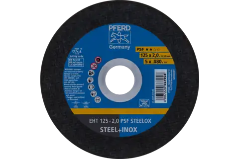 Trennscheibe EHT 125x2,0x22,23 mm gerade Universallinie PSF STEELOX für Stahl/Edelstahl 1