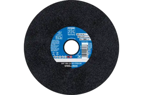Trennscheibe EHT 150x2,0x22,23 mm gerade Leistungslinie SG STEELOX für Stahl/Edelstahl 1