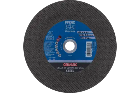 Cut-off wheel EHT 230x1.9x22.23 mm flat CERAMIC Special Line SGP STEEL for steel 1