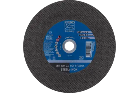 Trennscheibe EHT 230x2,3x22,23 mm gerade Speziallinie SGP STEELOX für Stahl/Edelstahl 1
