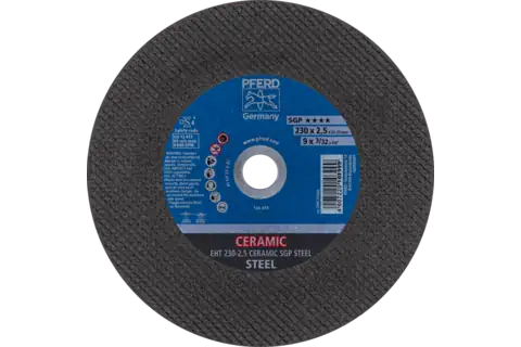 Cut-off wheel EHT 230x2.5x22.23 mm flat CERAMIC Special Line SGP STEEL for steel 1
