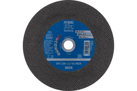 Cut-off wheel EHT 230x2.5x22.23 mm flat Performance Line SG INOX for stainless steel 1