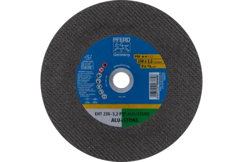 Cut-off wheel EHT 230x3.2x22.23 mm flat Uni. Line PSF ALU+STONE for aluminium/non-ferrous metals/stone (5) 1