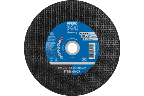 Cut-off wheel EHT 230x3.2x22.23 mm flat Performance Line SG STEELOX for steel/stainless steel (5) 1