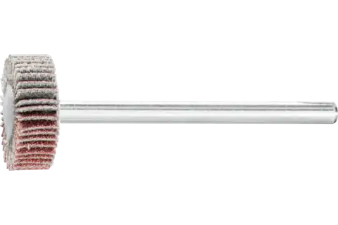 Korund Fächerschleifer F Ø 15x5 mm Schaft-Ø 3 mm A150 für Feinschliff und Finish 1