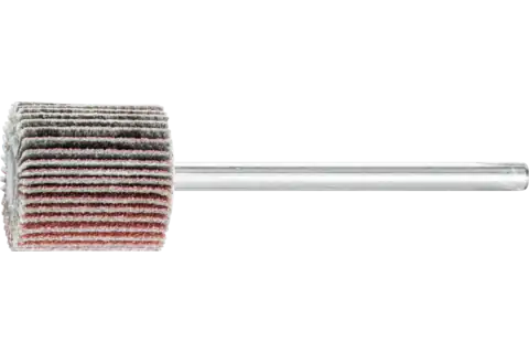 Aluminium oxide mounted flap wheel F dia. 15x15 mm shank dia. 3 mm A120 for fine grinding and finishing 1