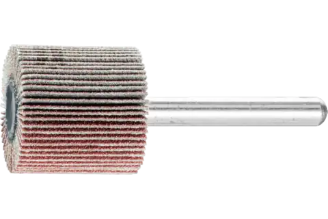 Mounted Flap Wheel, 1" x 1, 240 Grit, 1/8" Shank, Aluminum oxide 1