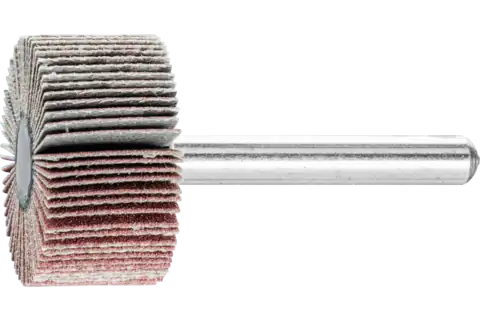 Aluminium oxide mounted flap wheel F dia. 30x15 mm shank dia. 6 mm A180 for fine grinding and finishing 1