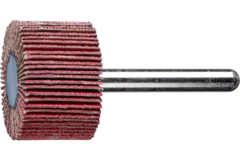 Ceramic oxide grain mounted flap wheel F dia. 30x20 mm shank dia. 6 mm CO-COOL120 for high stock removal on stainless steel 1