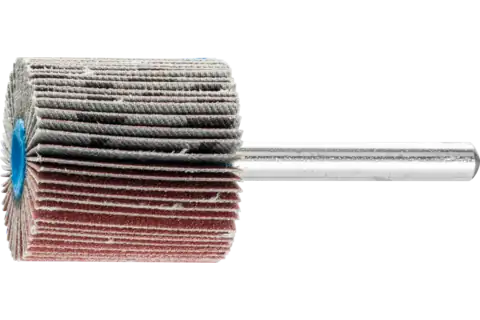 Aluminium oxide mounted flap wheel F dia. 30x30 mm shank dia. 6 mm A240 for fine grinding & finishing 1