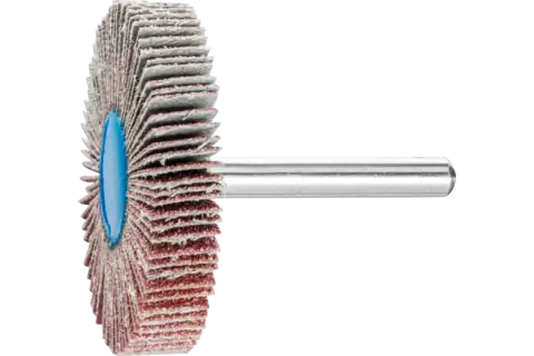 Korund Fächerschleifer F Ø 50x10mm Schaft-Ø 6 mm A60 für Feinschliff und Finish 1