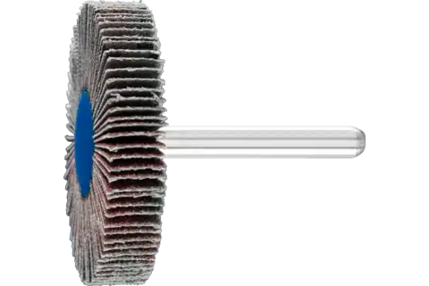 Korund Fächerschleifer F Ø 50x10mm Schaft-Ø 6 mm A80 für Feinschliff und Finish 1