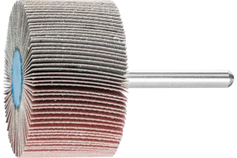 Roue à lamelles corindon F Ø 50x30 mm, tige Ø 6 mm, A240 pour ponçage fin et finition 1