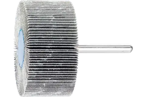 SIC mounted flap wheel F dia. 60x30 mm shank dia. 6 mm SIC150 for hard non-ferrous metals 1