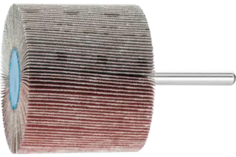 Aluminium oxide mounted flap wheel F dia. 60x50 mm shank dia. 6 mm A150 for fine grinding & finishing 1