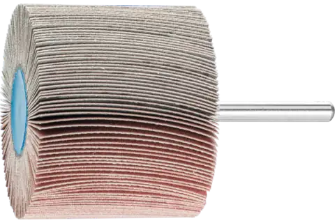 Aluminium oxide mounted flap wheel F dia. 60x50 mm shank dia. 6 mm A320 for fine grinding & finishing 1