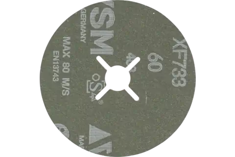 ceramic oxide grain fibre disc dia. 100mm CO-ALU60 for soft non-ferrous metals 2