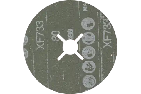 ceramic oxide grain fibre disc dia. 100mm CO-ALU80 for soft non-ferrous metals 2
