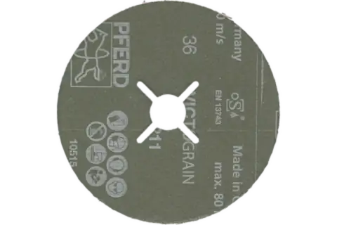 fibre disc dia. 100mm VICTOGRAIN 36 for maximum performance on steel 2