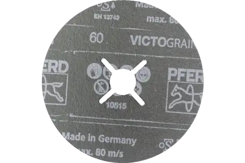 fibre disc dia. 100mm VICTOGRAIN 60 for maximum performance on steel 2