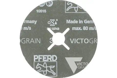 fibre disc dia. 100mm VICTOGRAIN-COOL36 for stainless steel and steel 2