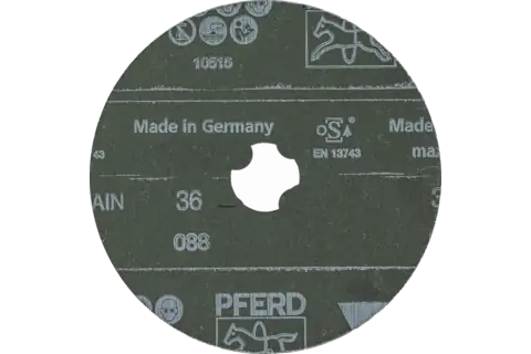 Fibre disc dia. 115 mm VICTOGRAIN 36 for maximum performance on steel 2