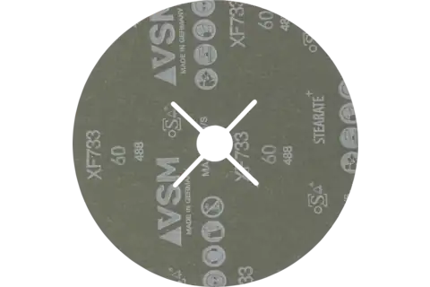 ceramic oxide grain fibre disc dia. 180mm CO-ALU60 for soft non-ferrous metals 2