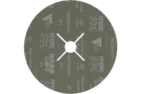 fibre disc dia. 180mm VICTOGRAIN 36 for maximum performance on steel 2