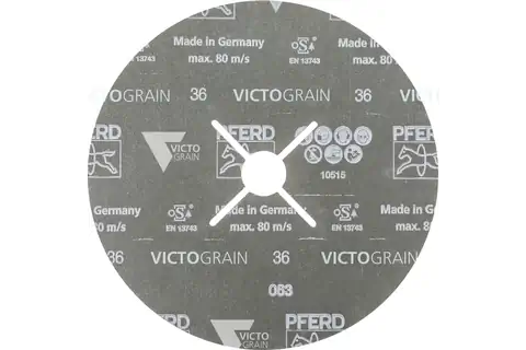 fibre disc dia. 180mm VICTOGRAIN-COOL36 for stainless steel and steel 2