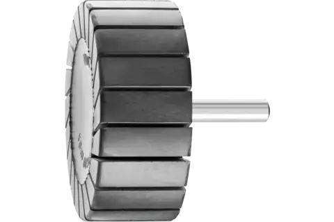 Suporte de borracha GK cilíndrico diâm. de 75x30 mm diâm. haste 8 mm 1