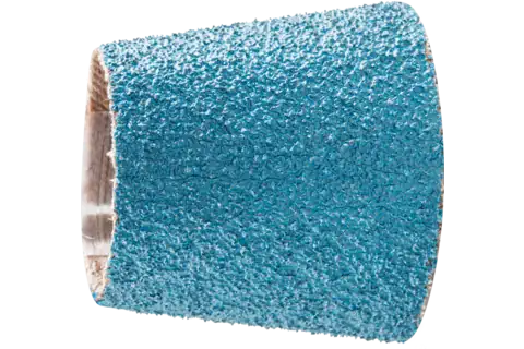Zirkon abrasive spiral band GSB conical dia. 22-29x30mm Z60 for high stock removal on steel 1