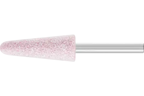 Meule sur tige STEEL EDGE conique Ø 16x45 mm, tige Ø 6 mm, A80 pour acier et acier moulé 1