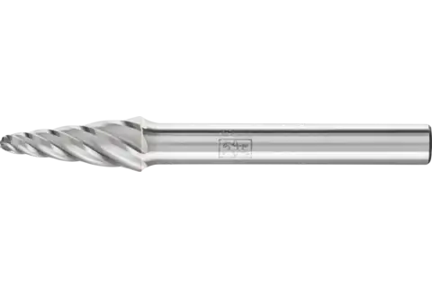 Fresa de metal duro de alto rendimiento ALU forma cónica redonda KEL Ø 08x20 mm, mango Ø 6 mm, para aluminio/metales no férricos 1
