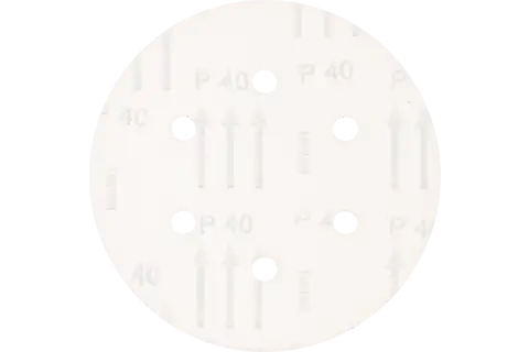 universal aluminium oxide hook and loop-backed abrasive disc KSS dia. 150 A40 6 extraction holes for eccentric orbital sanders 3