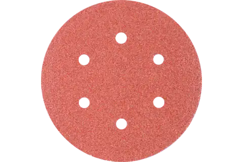 universal aluminium oxide hook and loop-backed abrasive disc KSS dia. 150 A60 6 extraction holes for eccentric orbital sanders 2