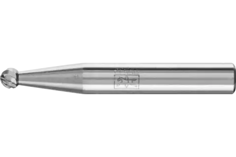 Tungsten carbide burr ball KUD dia. 04x03 mm shank dia. 6 mm Z3P universal medium cross cut 1