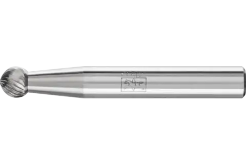 Fresa de metal duro esférica KDU Ø 06x05 mm, mango Ø 6 mm, Z5 fino universal 1