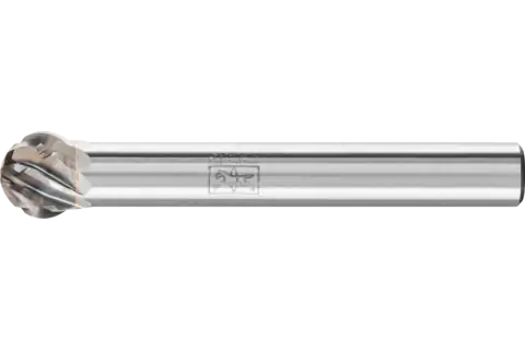 Lima de carboneto de tungstênio de alto desempenho STEEL esférica KUD diâm. 08x07 mm diâm. da haste 6 mm para aço 1