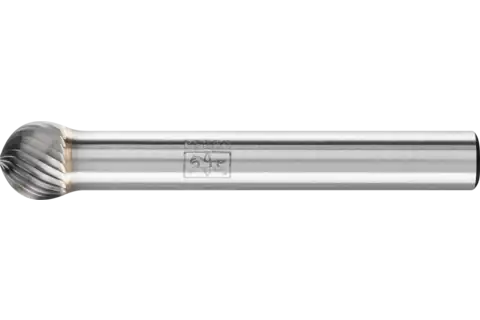 Fresa de metal duro esférica KDU Ø 08x07 mm, mango Ø 6 mm, Z5 fino universal 1
