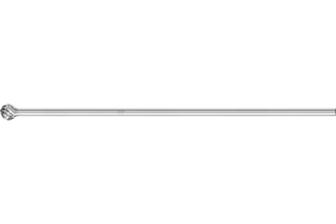 Hartmetall Hochleistungsfrässtift STEEL Kugel KUD Ø 12x10mm Schaft-Ø 6x150mm für Stahl 1