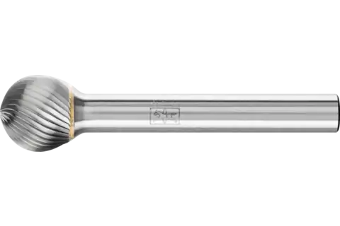 Fresa de metal duro esférica KDU Ø 12x10 mm, mango Ø 6 mm, Z5 fino universal 1