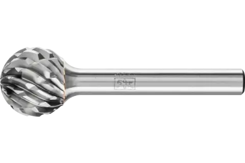 Hartmetall Hochleistungsfrässtift STEEL Kugel KUD Ø 16x14 mm Schaft-Ø 6 mm für Stahl 1