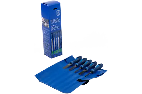 Werkstattfeilen-Set WR 5-tlg. in Rolltasche 200mm Hieb 1 für grobe Zerspanung, Schruppen 3