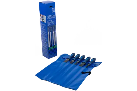 machinist's file set 5-piece in plastic pouch 300mm cut 1 for coarse stock removal, roughing 3